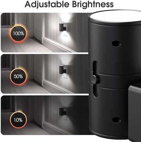 Briignite Night Lights Plug into Wall, Modern LED Night Light Plug in