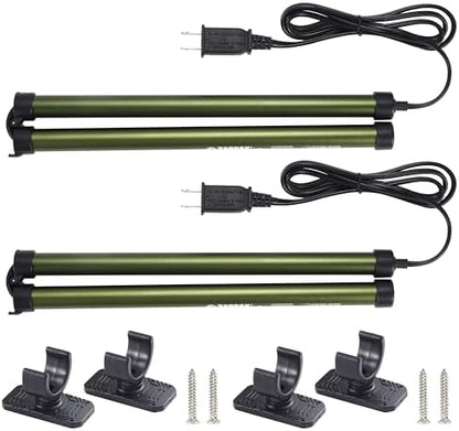 ZARPAX Gun Safe Dehumidifier Rod 24" Electric Plug In - 2 Pack