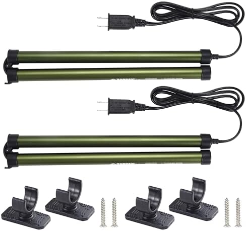 ZARPAX Gun Safe Dehumidifier Rod 24" Electric Plug In - 2 Pack