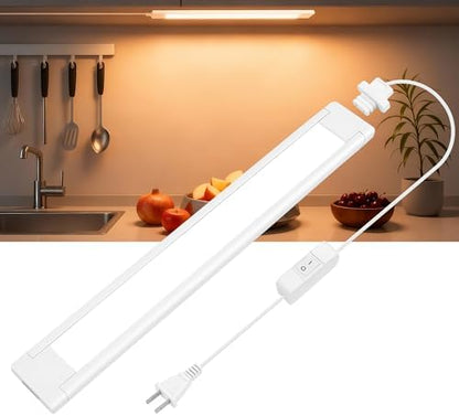 maylit Plug in Under Cabinet LED Light Bar, Ultra-Bright, Wired, 14 Inch