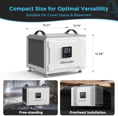 70 Pints Commercial Dehumidifier with Pump for Crawl Space