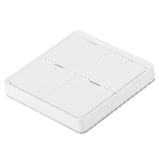 Wireless Scene Switch ZigBee App Control 4-Way Smart Wall Switch LED Indicator for Bedroom Kitchen Bathroom Home Automation Device