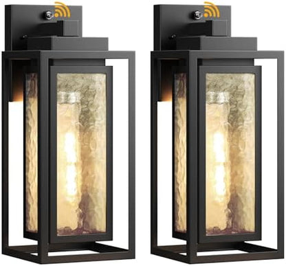 15.78'' Dusk to Dawn Exterior Porch Light Fixture,Outdoor Wall Sconce Light