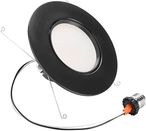 Maxxima 5" & 6" Rotatable LED Retrofit Downlight Gimbal, 1000 Lumens, 5 CCT