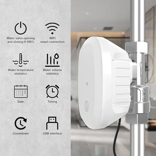DN25 Smart Water Valve 1 Inch Smart Water Shutoff Valve Management System