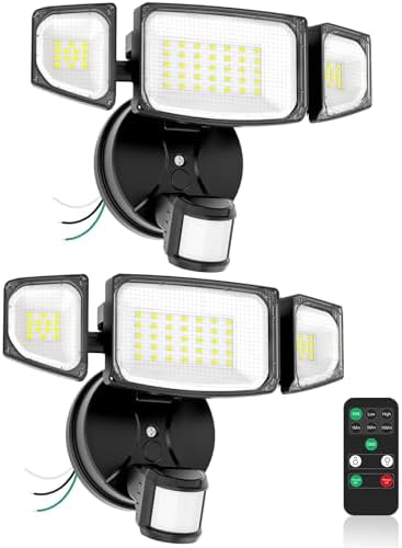 iMaihom 65W Outdoor Motion Sensor Light, Hardwired LED Security Flood Light