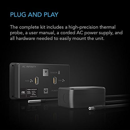 AC Infinity Controller 2, Fan Thermostat and Speed Controller