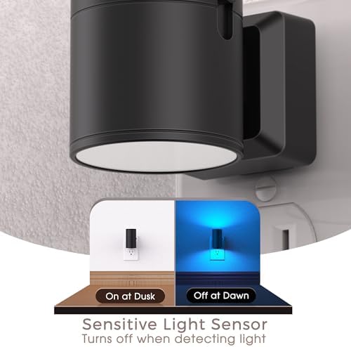 Briignite Night Lights Plug into Wall, 1 Pack 11-Color Changing Night Light