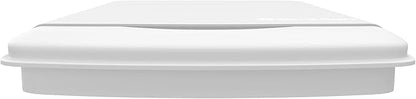 Rev-A-Shelf 35 Qt Under Sink Garbage Can Lid for Base Kitchen and Bathroom Cabinet, Replacement Plastic Trash Bin Lid Only, White, RV-35-LID-1