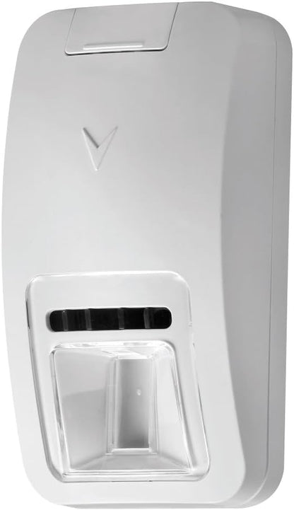 DSC PG9984P PowerG Wireless Dual Tech Motion Detector with Pet Immunity Up to 85lbs, 49 ft. / 90° Coverage Area, Front and Back Tamper, Anti-Masking Technology, Low Battery Indication
