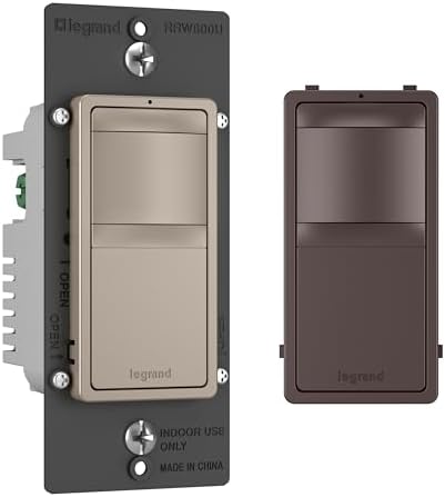 Legrand Radiant Occupancy Sensor Switch, Nickel, Dark Bronze 1 Pack