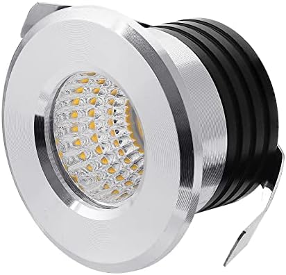 5Pack 1 inch Recessed LED Lights, 3W Mini Recessed LED Lights AC110V