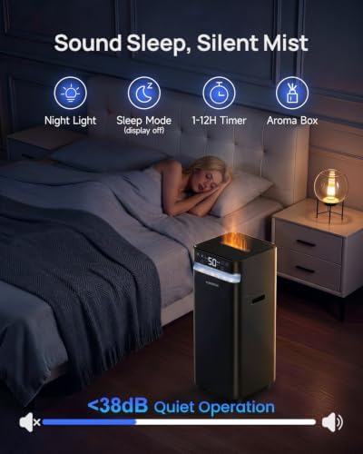 YOKEKON Humidifier Large Room 5.8Gal/22L, Cool Mist Humidifiers for Home