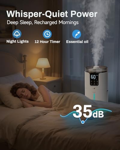 16L Cool Mist Humidifier Large Room Whole House & Commercial 1500 sq.ft