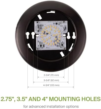 ASD 6 Pack Bronze LED Disk Lights 6 Inch, 5CCT Flush Mount Ceiling Light