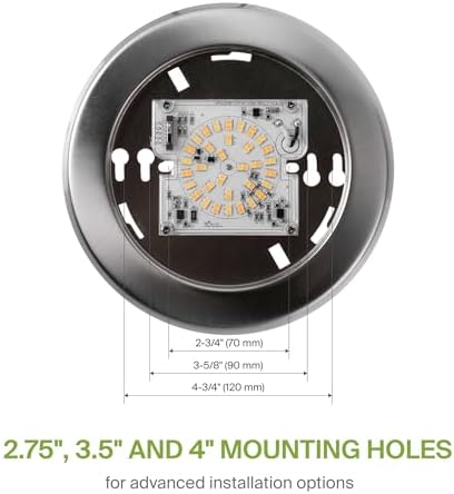 ASD 6 Pack Bronze LED Disk Lights 6 Inch, 5CCT Flush Mount Ceiling Light