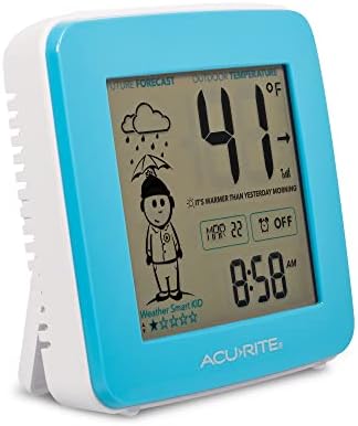 AcuRite What-to-Wear Weather Station with Alarm Clock, Time, Date, and Wireless Outdoor Sensor for Hyperlocal Forecast and Outdoor Temperature (00777) (Pack of 2)