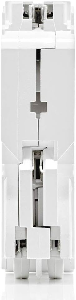 Leviton 15A 1-Pole Plug-On Smart AFCI/GFCI Branch Circuit Breaker, Hydraulic Magnetic, 120 VAC, LB115-DS, White