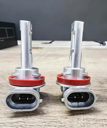 SEALIGHT H11/H9/H8 Light Bulb, 1000% Brighter than Origin, 6500K Output Canbus Ready, IP68 Waterproof, 80000Hrs Lifespan, 1：1 Size Installation, Pack of 2