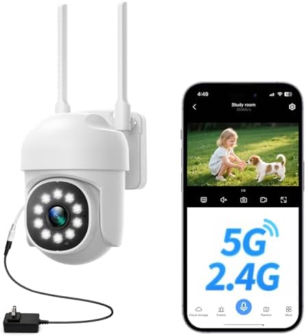 CAMCAMP WiFi Camera Outdoor Wireless for Home Security Auto Person Tracking