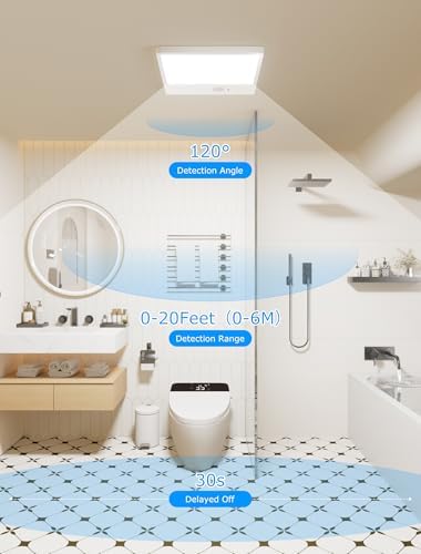 Rechargeable Motion Sensor Ceiling Light with Remote