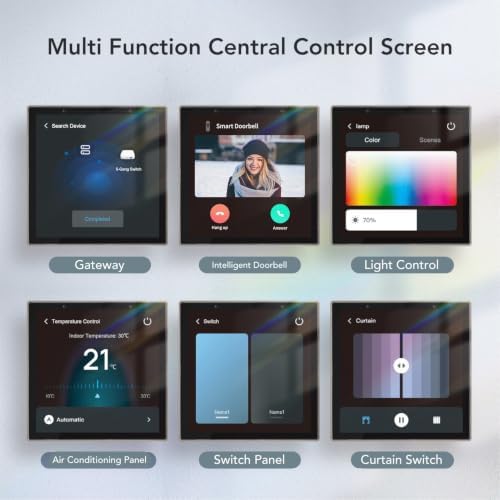 Generic Smart Scene Wall Switch 4 Inch LCD Touch Control Panel for Seamless Home Integration Suitable for Various Smart Products