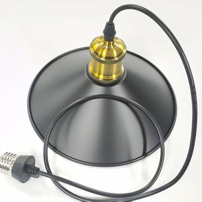 Screw in Hanging Light Fixture Instant Pendant Light,Recessed Light Conversion Kit with E26 Screw-in Adapter for Bedroom,Living Room & Kitchen Island Lighting (Classic)