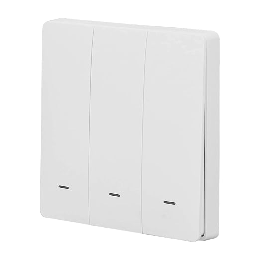 YWBL-WH Scene Switch Push Button Smart Power Switch, Wireless Control for Tuya Devices, Ideal for Home Automation and Convenience in Everyday Use
