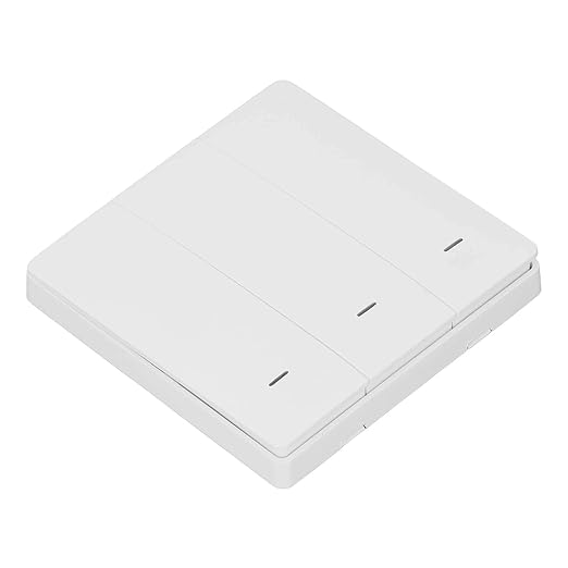 YWBL-WH Scene Switch Push Button Smart Power Switch, Wireless Control for Tuya Devices, Ideal for Home Automation and Convenience in Everyday Use