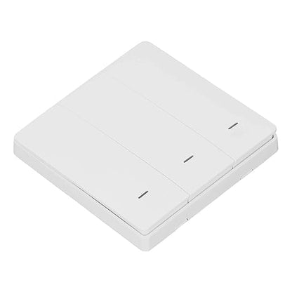 YWBL-WH Scene Switch Push Button Smart Power Switch, Wireless Control for Tuya Devices, Ideal for Home Automation and Convenience in Everyday Use