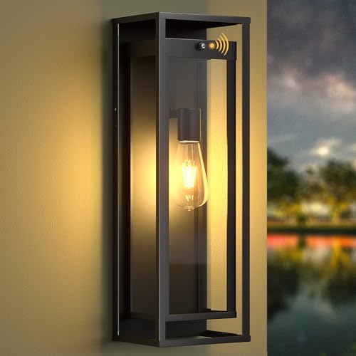 20in Dusk to Dawn Outdoor Lighting Extra Large Modern Waterproof Sconce
