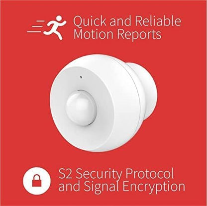 Zooz 800 Series Z-Wave Long Range S2 Motion Sensor ZSE18 800LR with Magnetic Mount, Works with Z-Box, Hubitat, and Home Assistant