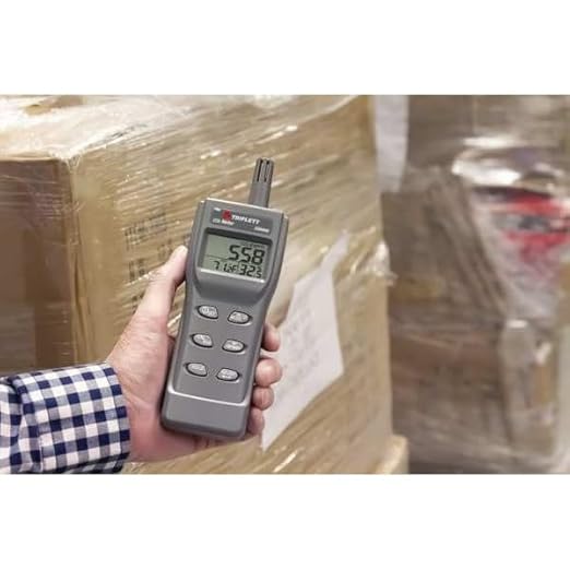 Triplett GSM400 Portable Indoor Air Quality Monitor - Carbon Dioxide (CO2), Humidity, Temperature, Wet Bulb, Dew Point