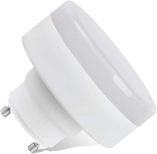 CRIOO GU24 LED Puck Light Bulb, 9W(60w CFL Equivalent), 2700K, 800LM, UL Listed, 2 Prong Light Bulbs for Home Kitchen Closet, Mini Twist Lock Spiral Low Profile Squat Bulb (1 Pack)