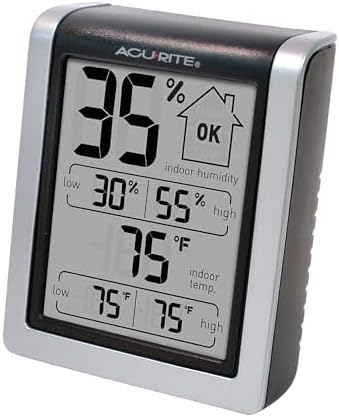 AcuRite Digital Indoor Thermometer and Hygrometer, Classic