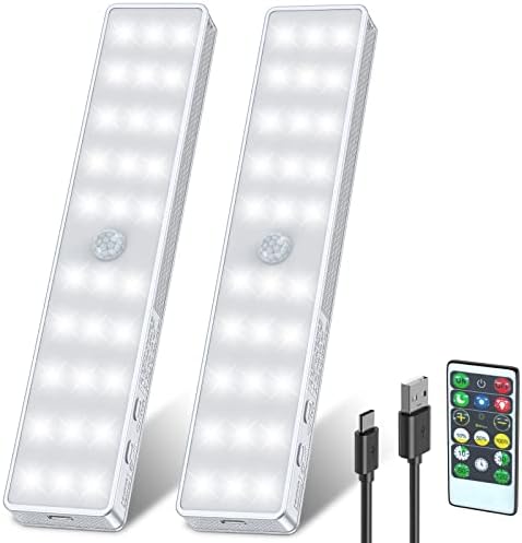 Racokky Under Cabinet Lighting with Remote, Motion Activated RV Step Light