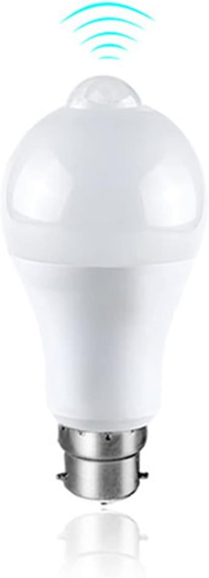 Wide Voltage Lights 5pcs AC85-265V B22 E27 LED Night Light Motion Activated ON/Off PIR Motion Sensor LED Lamp Light Smart Induction Bulb Stair Hallway Night Lamp Household Bulbs