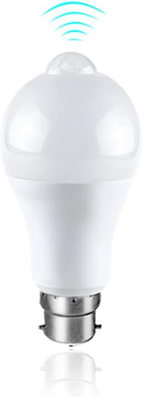 Wide Voltage Lights 5pcs AC85-265V B22 E27 LED Night Light Motion Activated ON/Off PIR Motion Sensor LED Lamp Light Smart Induction Bulb Stair Hallway Night Lamp Household Bulbs