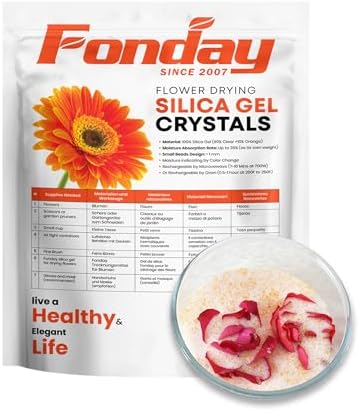 2LBS Fonday Silica Gel Flower Drying Crystals for Bouquet Preservation