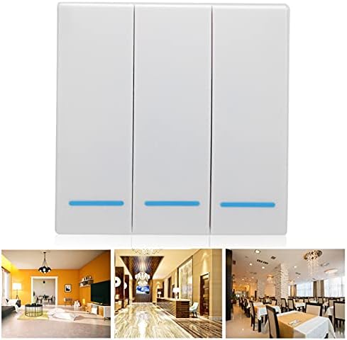 Generic Smart Switch Remote Control with Wireless Scene Setting for Home Automation Devices White 1 Pack