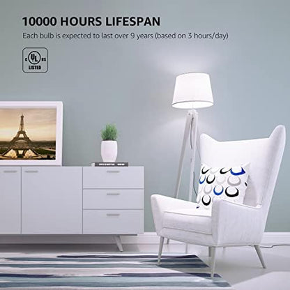Lepro A19 E26 LED Light Bulbs 9W 800 Lumens Daylight White 5000K 3 Pack