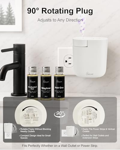 Waterless Plug in Diffuser,Essential Oil Plug in Wall Diffuser