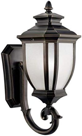 Kichler Salisbury Outdoor Wall Light, Rubbed Bronze, 19.25"
