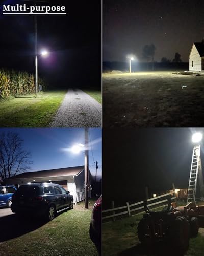 Ofuray Solar Street Lights Outdoor,Of-8000W Commercial Parking Lot Light