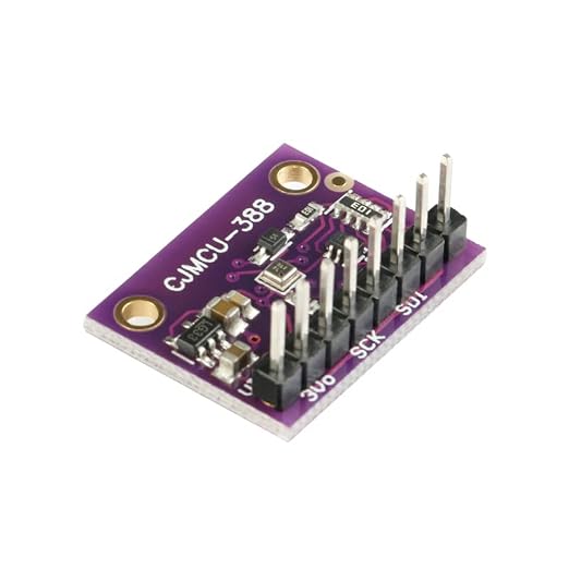 2Pcs BMP388 Digital Temperature Detector Module Atmospheric Air Pressure Sensor Module 24Bit CJMCU-388 Low Noise Pressure Sensor I2C SPI for DIY Smart Home