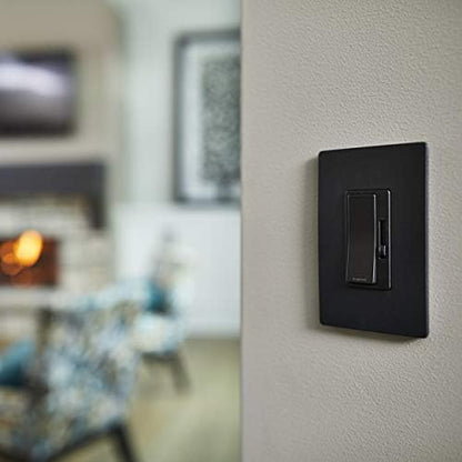 Legrand Radiant 450W LED Dimmer Light Switch 3-Way Rocker Graphite 1-Pack