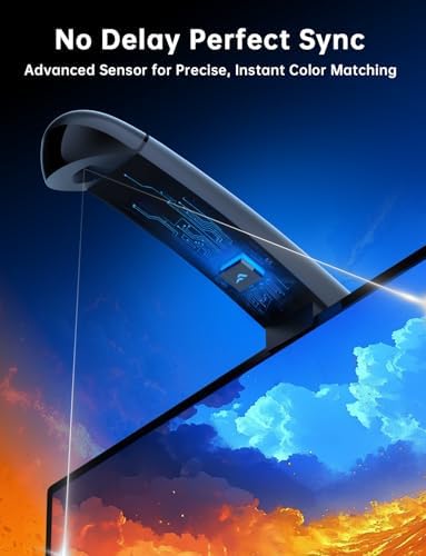 FFJ TV LED Backlight, 11.5ft Cuttable TV Lights that Change with TV