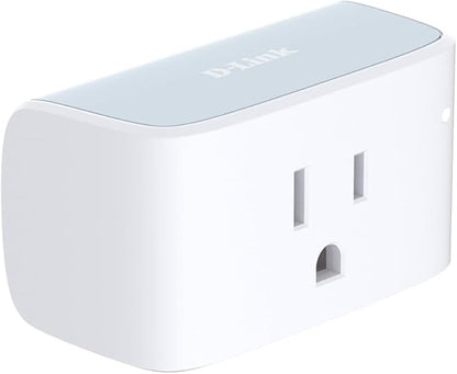 D-Link PM-01M Wi-Fi Smart Plug, Aquila PRO AI & Matter Supported, Compact Design, 15A/1800W Max, Energy Monitoring, Easy Bluetooth Setup, Works with Alexa & Google Home, Flame-Retardant, UL Certified