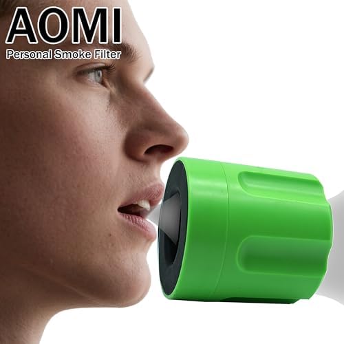 Personal Smoke Air Filter to Trap Odor & Smell, Green Smoke Filter