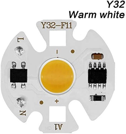 Landscape Lights 5pcs Outdoor Flood Light COB LED Lamp Chips AC 220V 3-9W LED Bulb Lamp Smart IC Driver Bulbs Light DIY Spotlight Downlight Chips LED Street Lamp